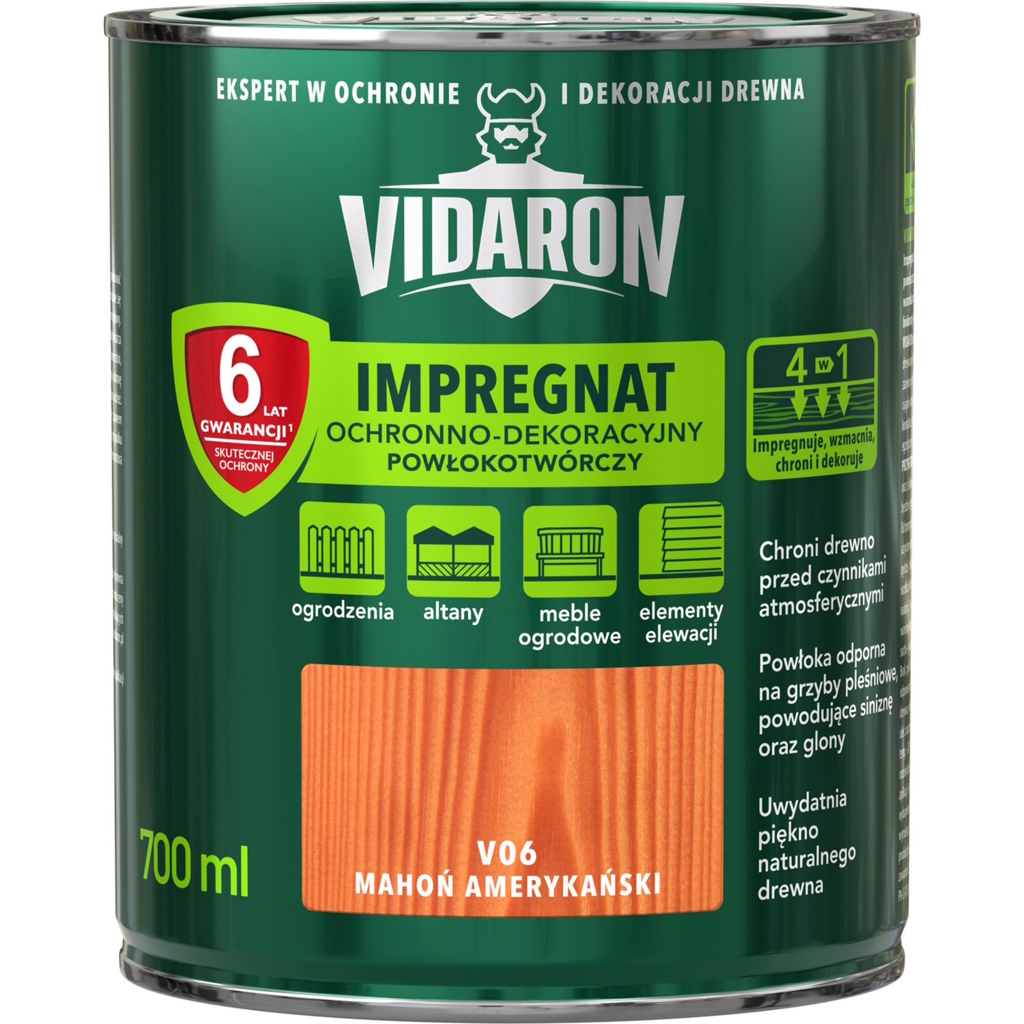 Impregnat Vidaron mahoń amerykański 0,7l