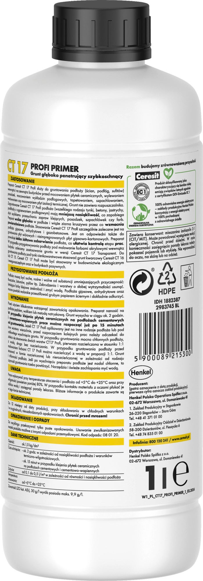 Grunt CT 17 Ceresit 1 l 1