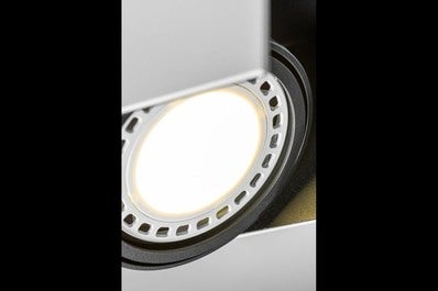 Oprawa sufitowa Verso 1x GU10 , ES111, biało-czarny, średnica 15,5cm, materiał metal 1