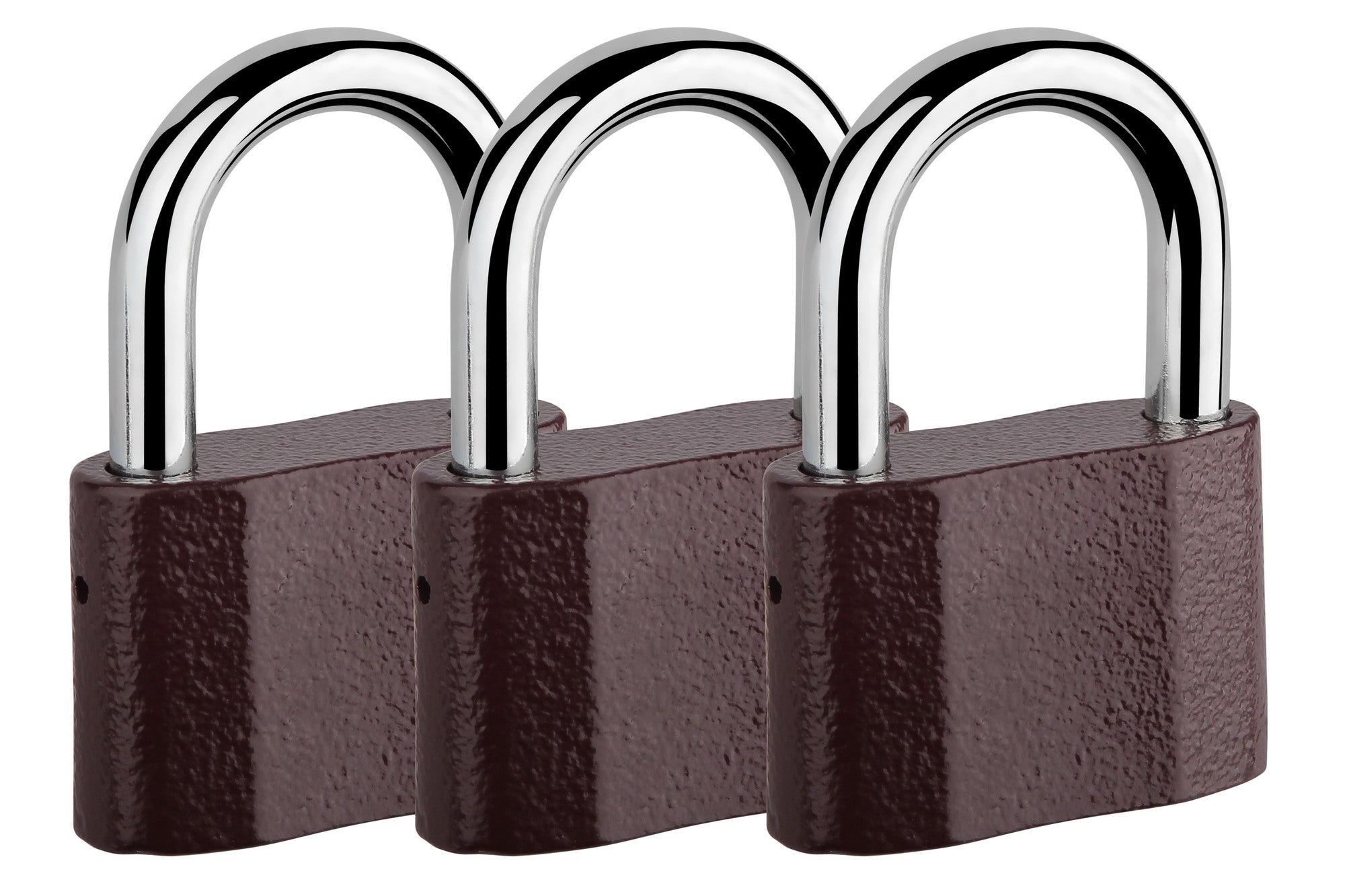 Komplet 3 kłódek pałąkowych 50 mm