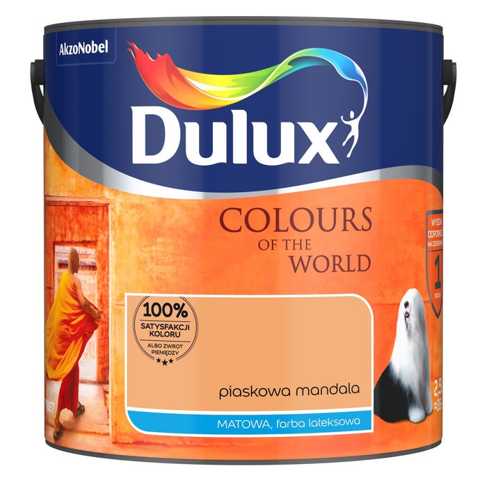 Farba Dulux Kolory Świata piaskowa mandala 2,5l