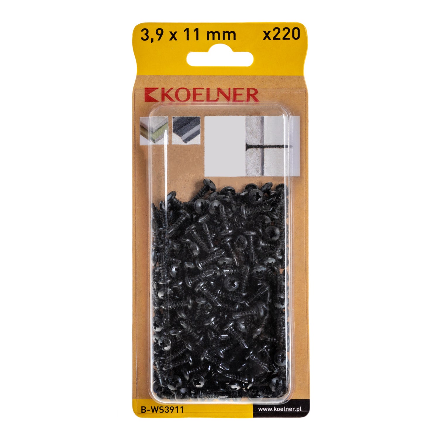  Wkręty samowiercące 3.9x11 mm (220 szt.) 1