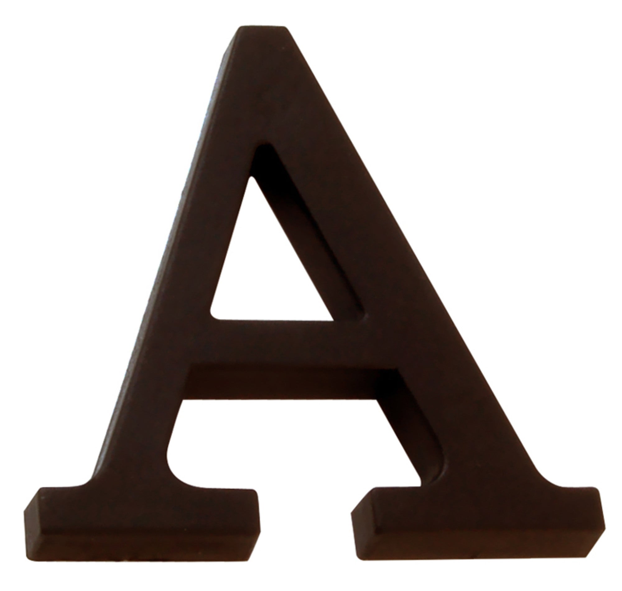 Litera A przybijana brąz 90 mm
