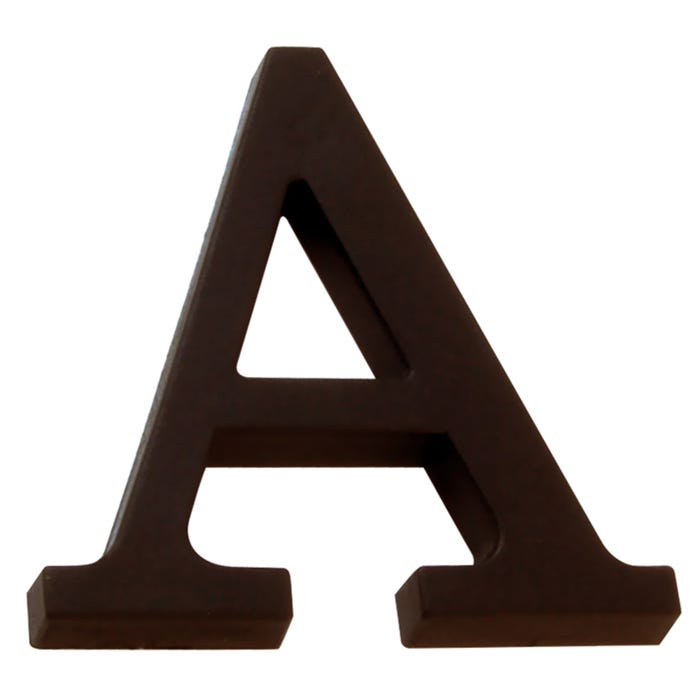 Litera A przybijana brąz 90 mm