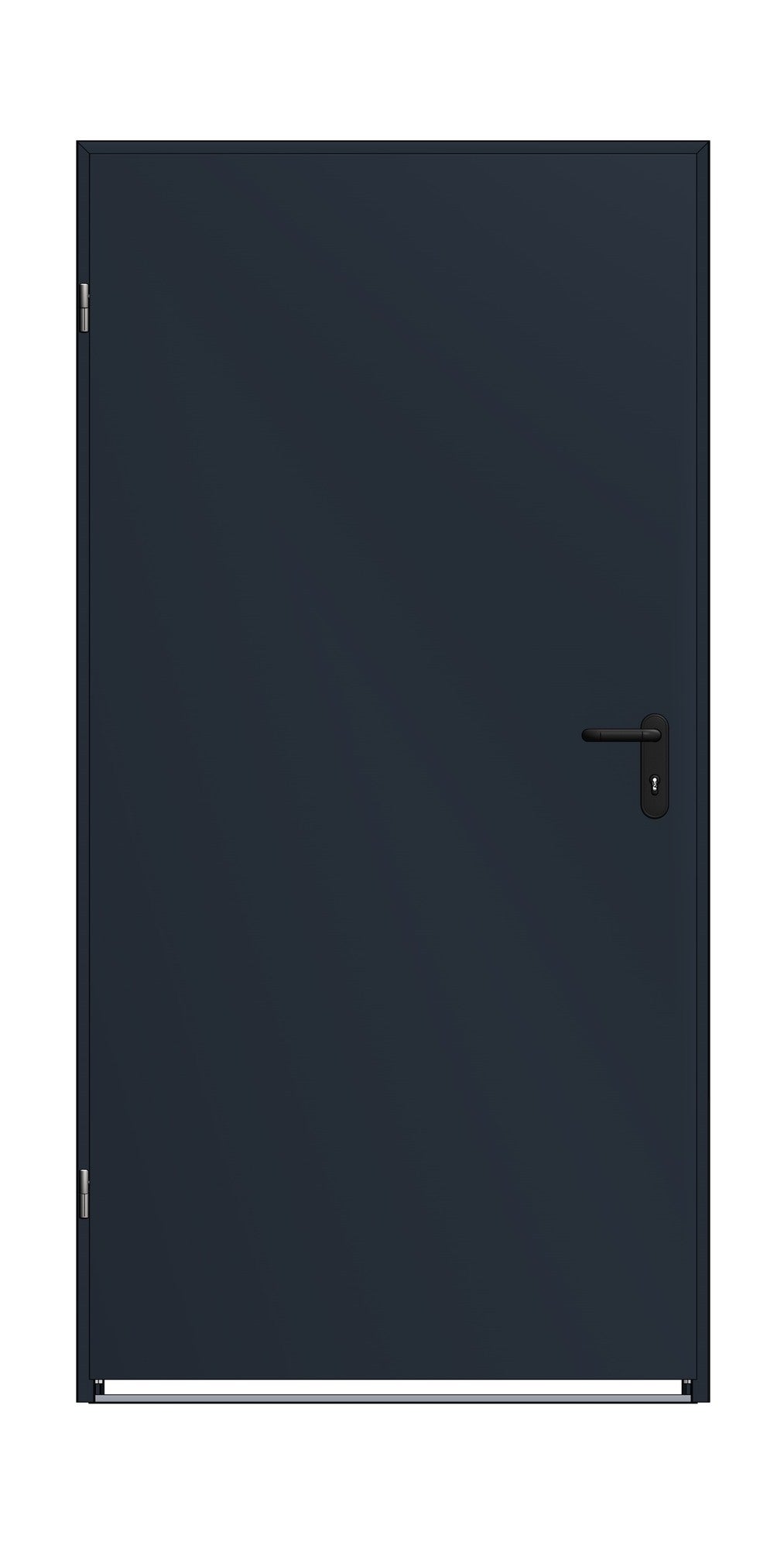 Drzwi techniczne zewnetrrzne ZK Iso antracyt 100 uniwersalne , RAL 7016