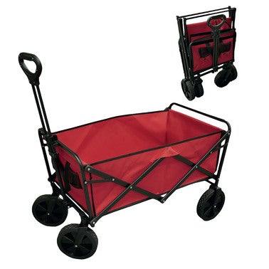 Wózek plażowy czerwony 90l  1