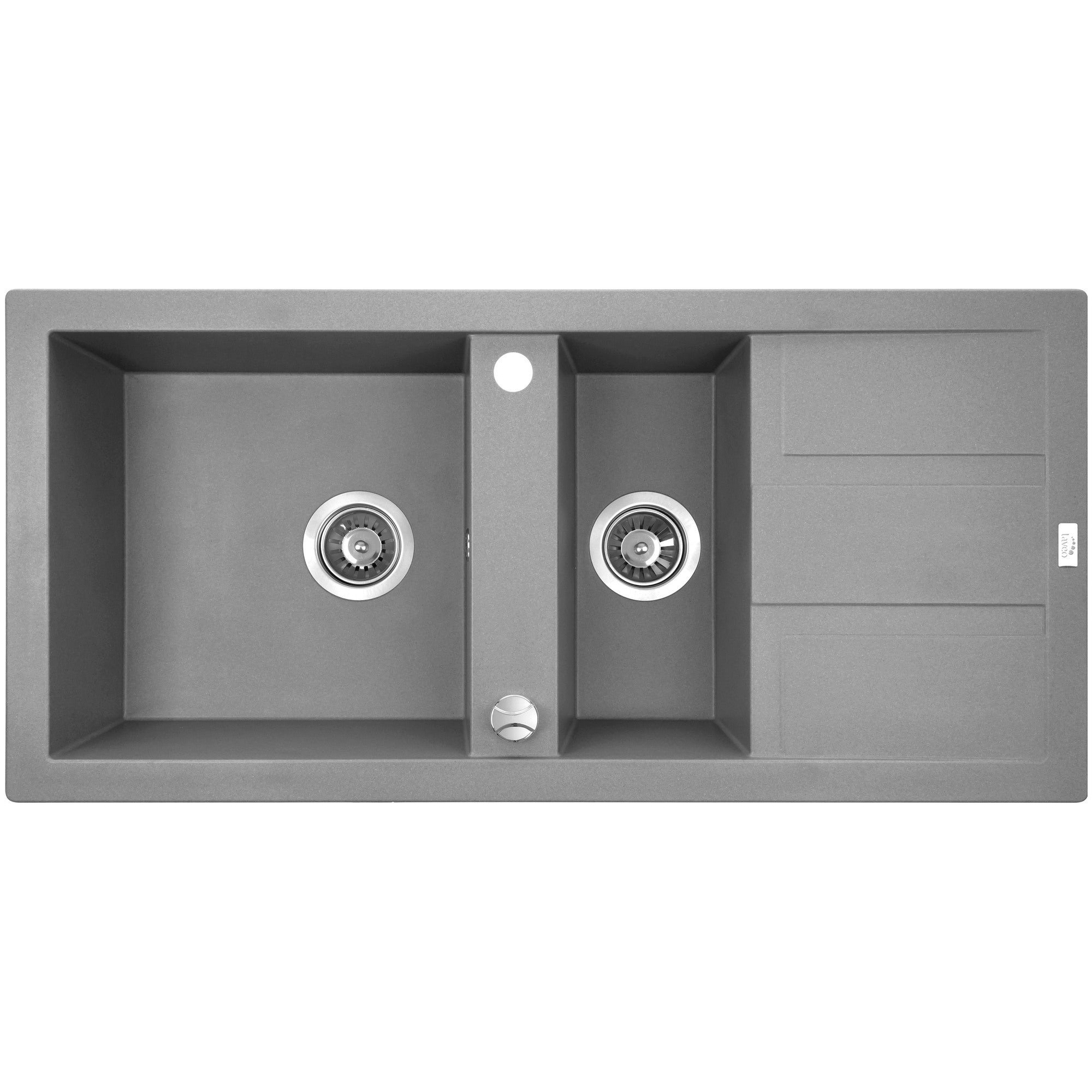 Zlewozmywak granitowy Laveo Barbados 100 x 48 cm