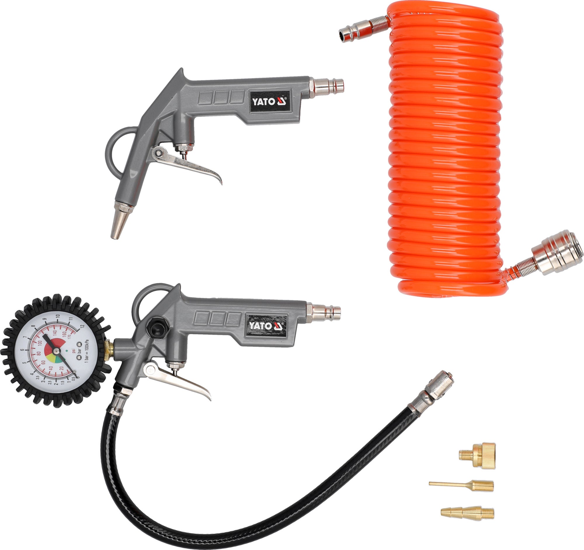 Zestaw akcesoriów pneumatycznych, 6 szt. YATO YT-23780