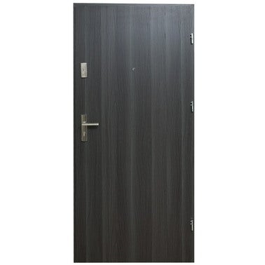 Drzwi wejściowe wewnątrzlokalowe Dioryt Plus 80 prawe dąb grafit