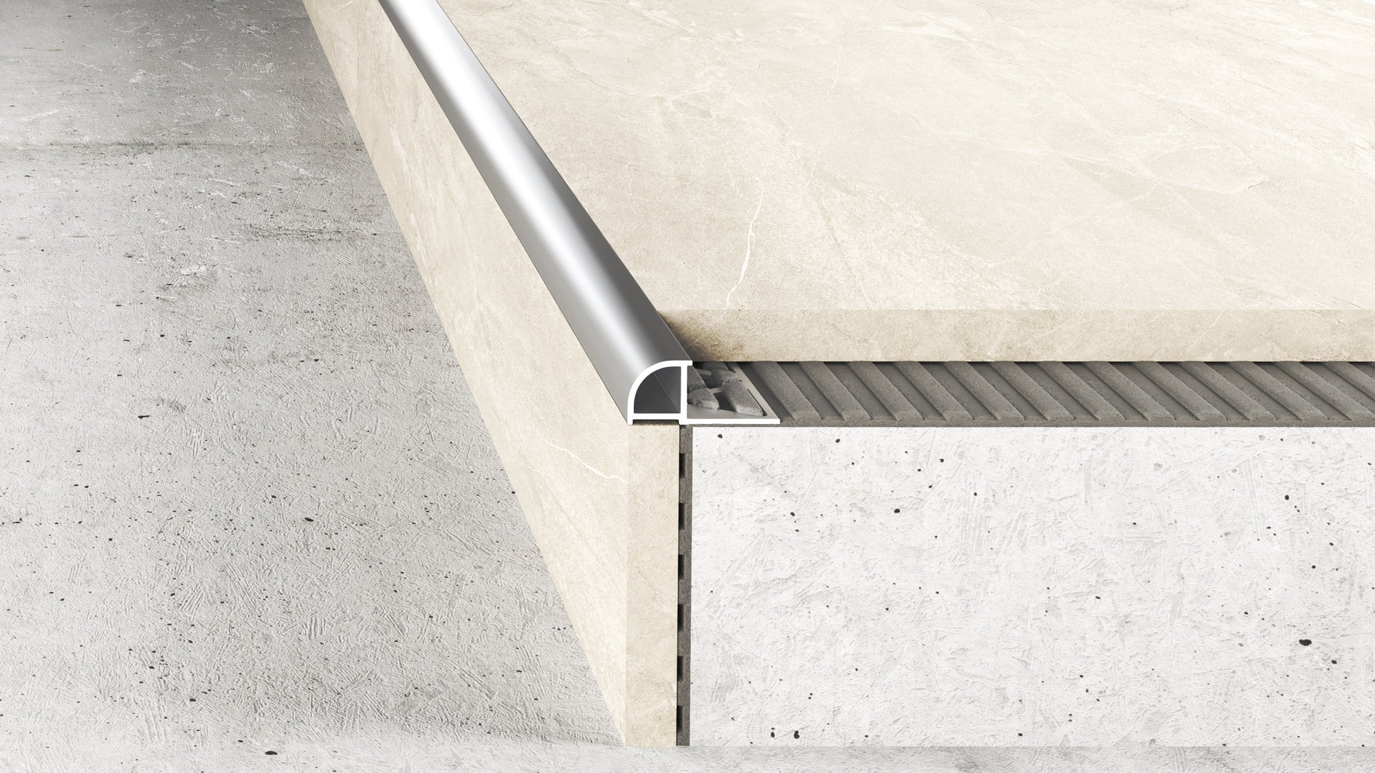 Profil krawędziowy A83 2.5 mb 10 mm srebrny 0