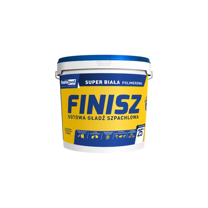 Gotowa gładź szpachlowa FINISZ 25 kg FRANSPOL