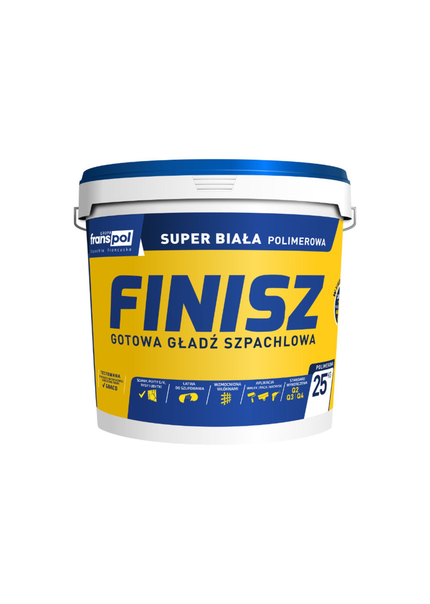 Gotowa gładź szpachlowa Franspol Finish 25 kg  0