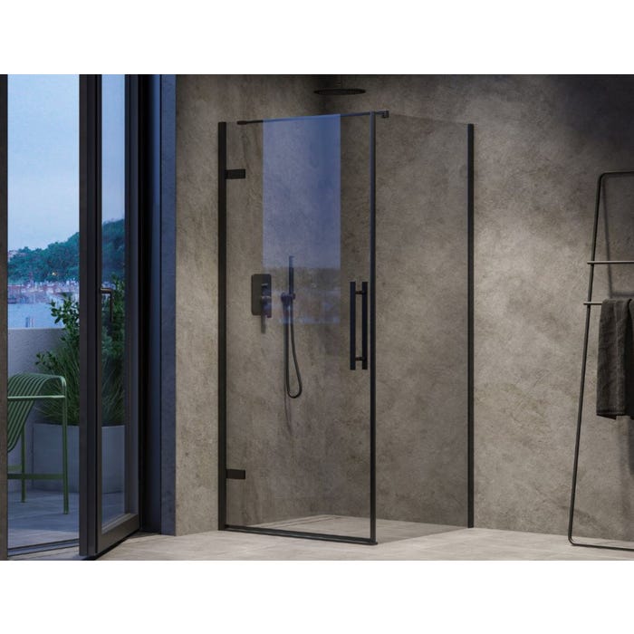 Drzwi prysznicowe Ravak Cool 90 x 195 cm czarne
