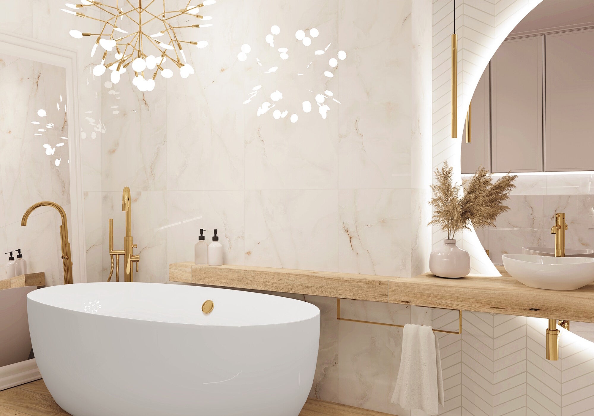 Gres Polerowany Onyx Light 60x120x0.7 1.44 M2 4