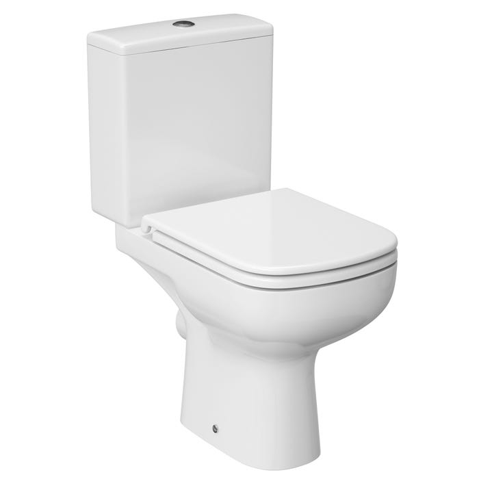WC kompakt Cersanit Colour poziom biały