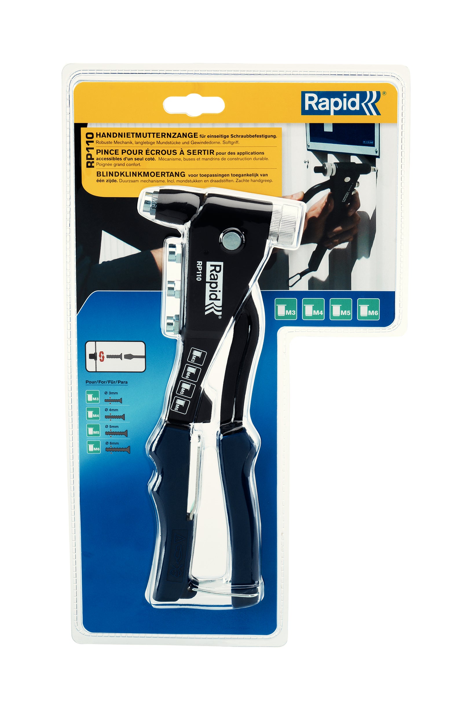 Szczypce do nitonakrętek RP110 Rapid 3