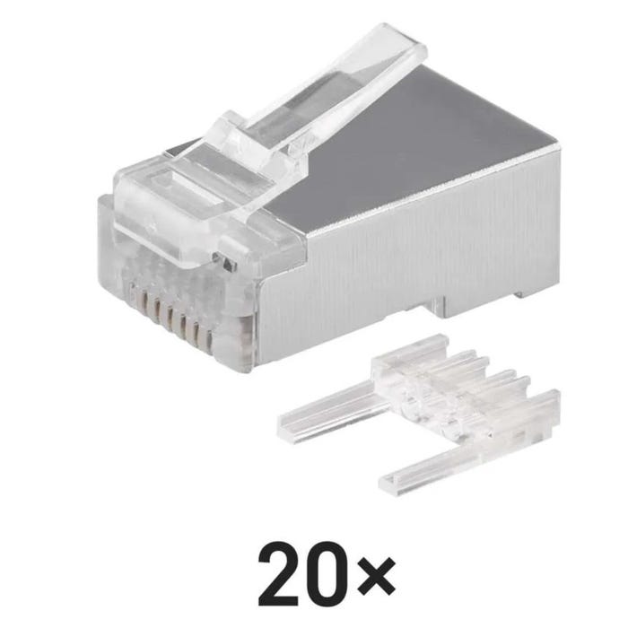 Wtyk RJ45 FTP kat. 6, 20 szt