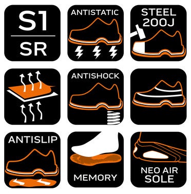 Półbuty robocze S1 SR NEO 82-171, rozmiar: 46 10