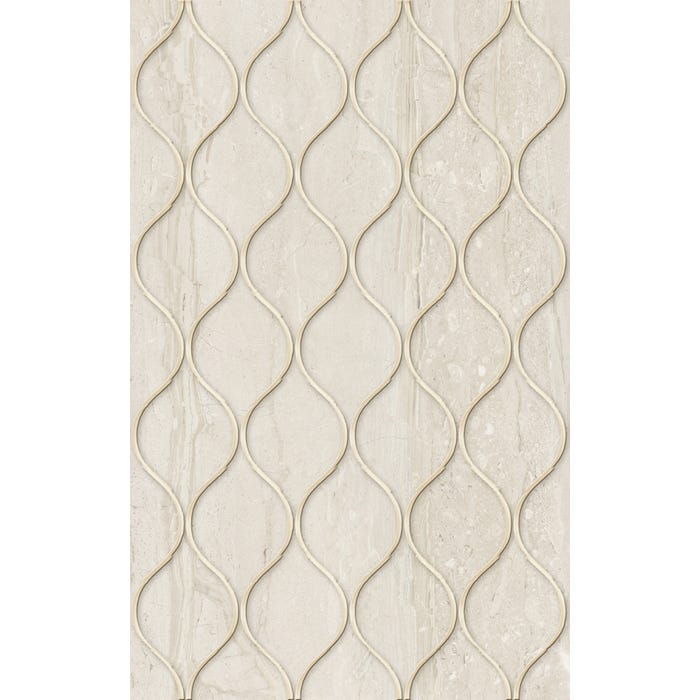 Dekor ścienny Tiberio Cream 25x40 cm