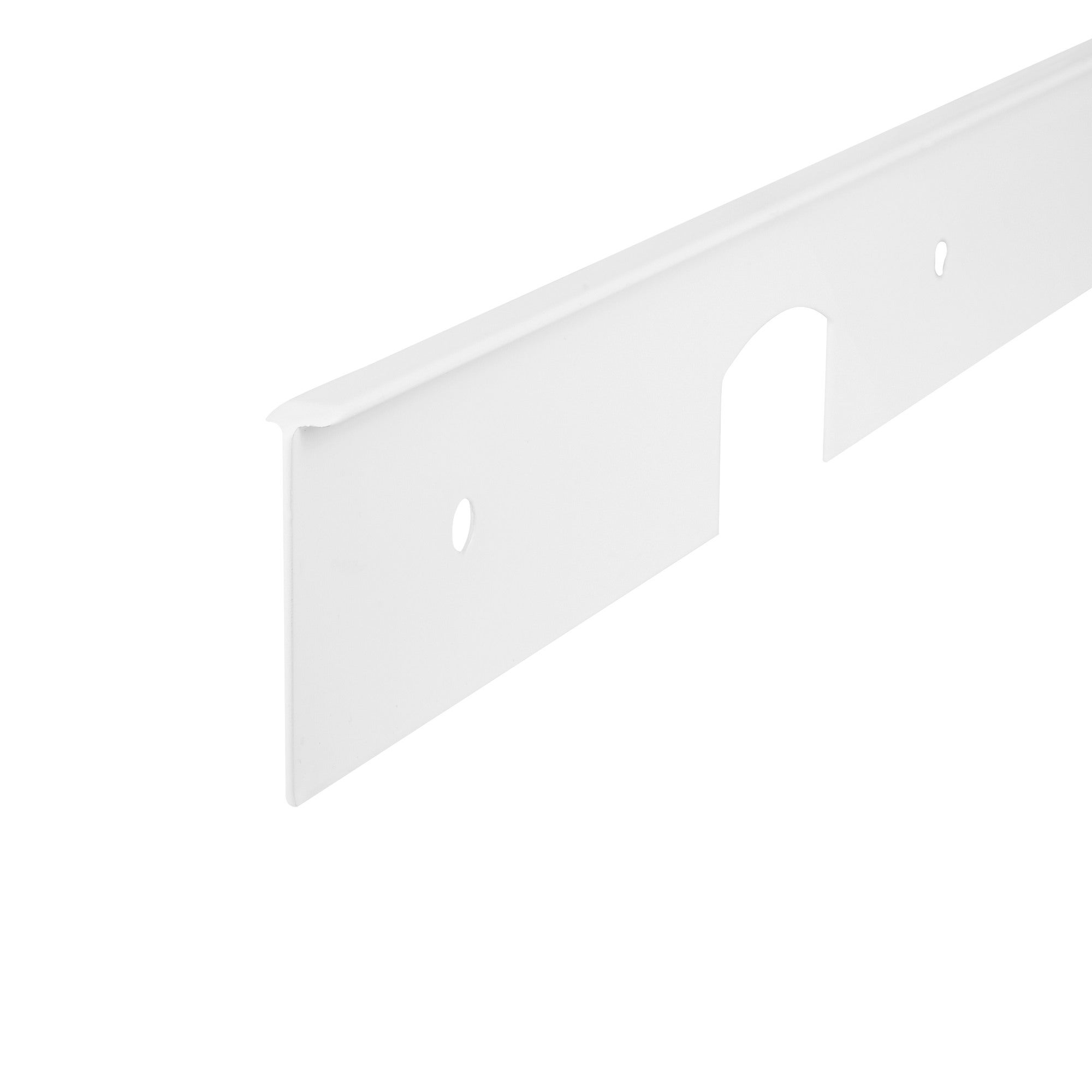 Listwa do blatu aluminiowa kątowa 38mm Cezar Biały RAL9003 0,62m 0