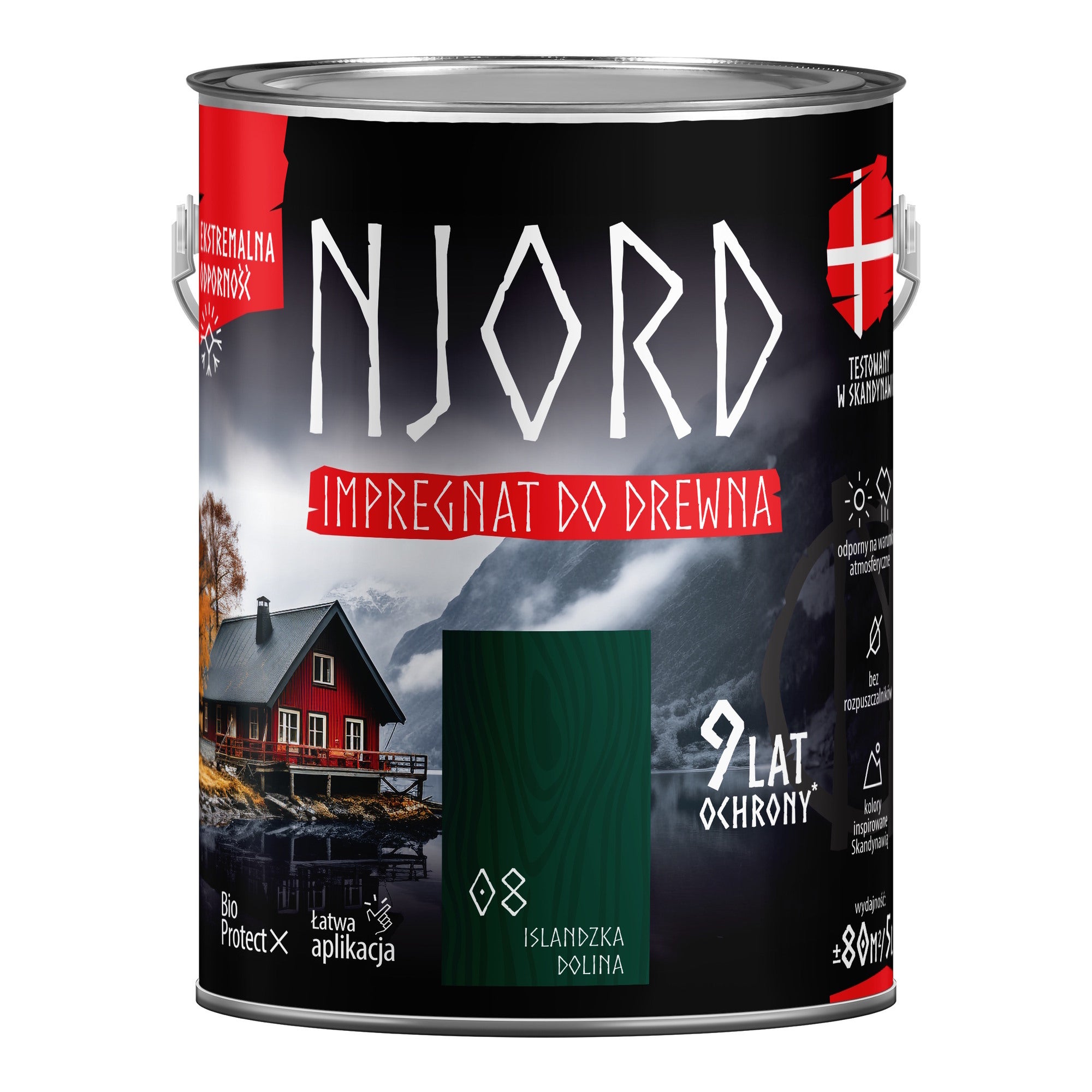 Njord impregnat do drewna islandzka dolina 5L 0