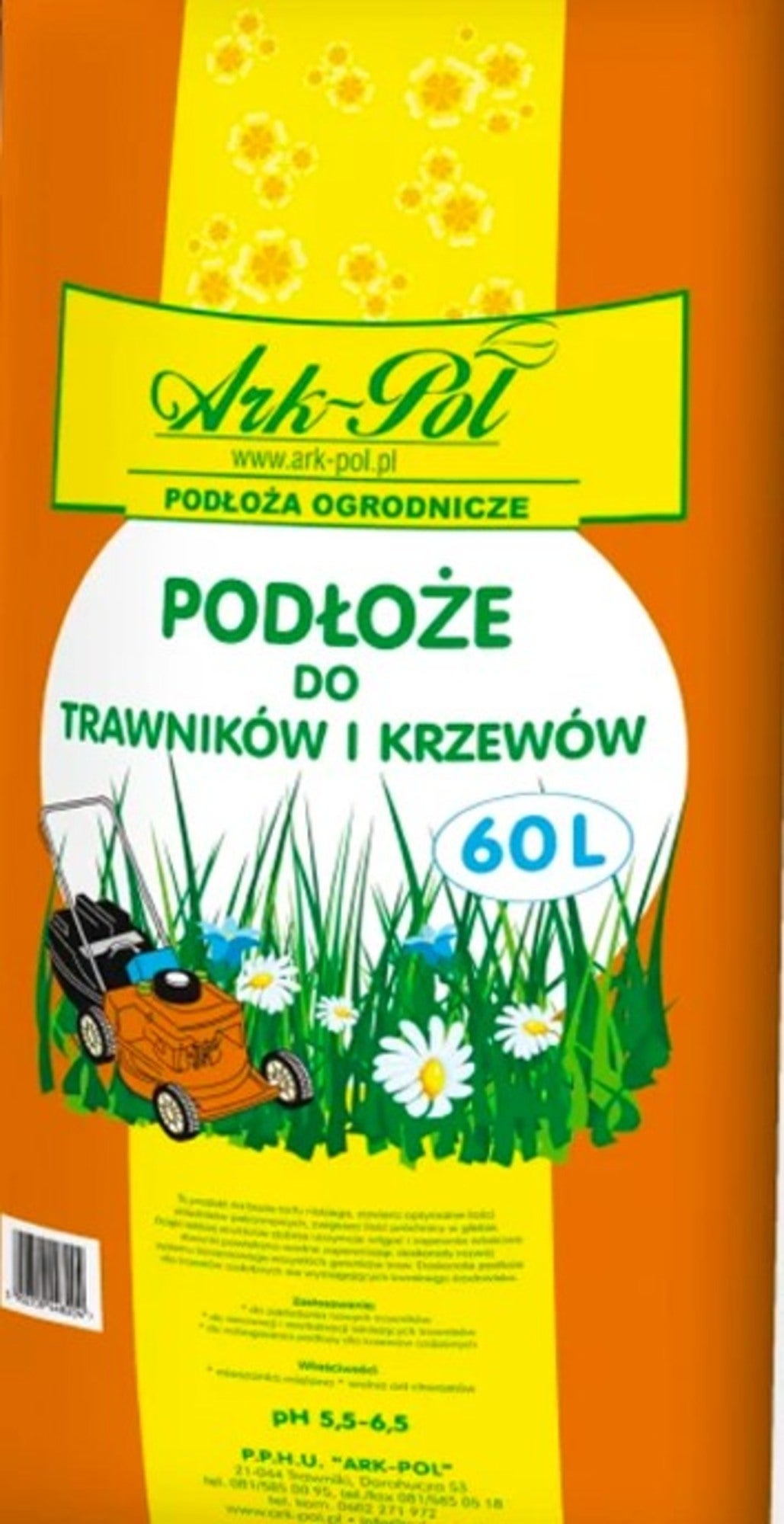 Podłoże do trawników i krzewów 60l