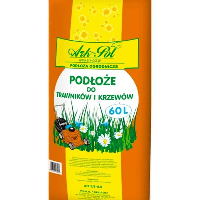Podłoże do trawników i krzewów 60l