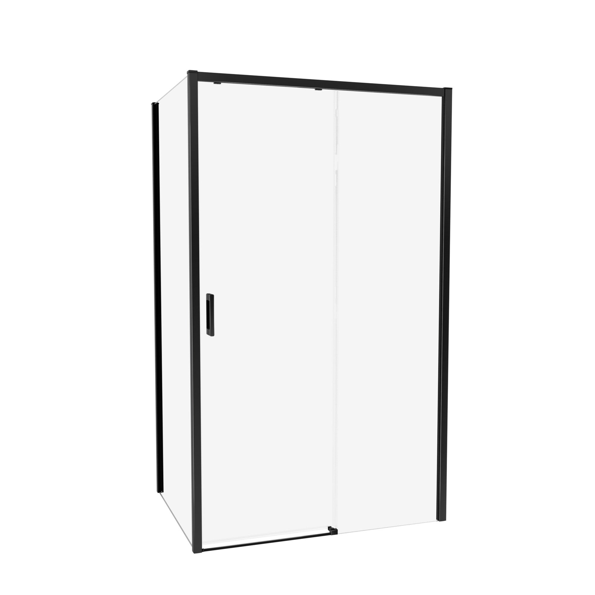 Kabina prysznicowa Kabri Avance Black prawa 110x80 cm