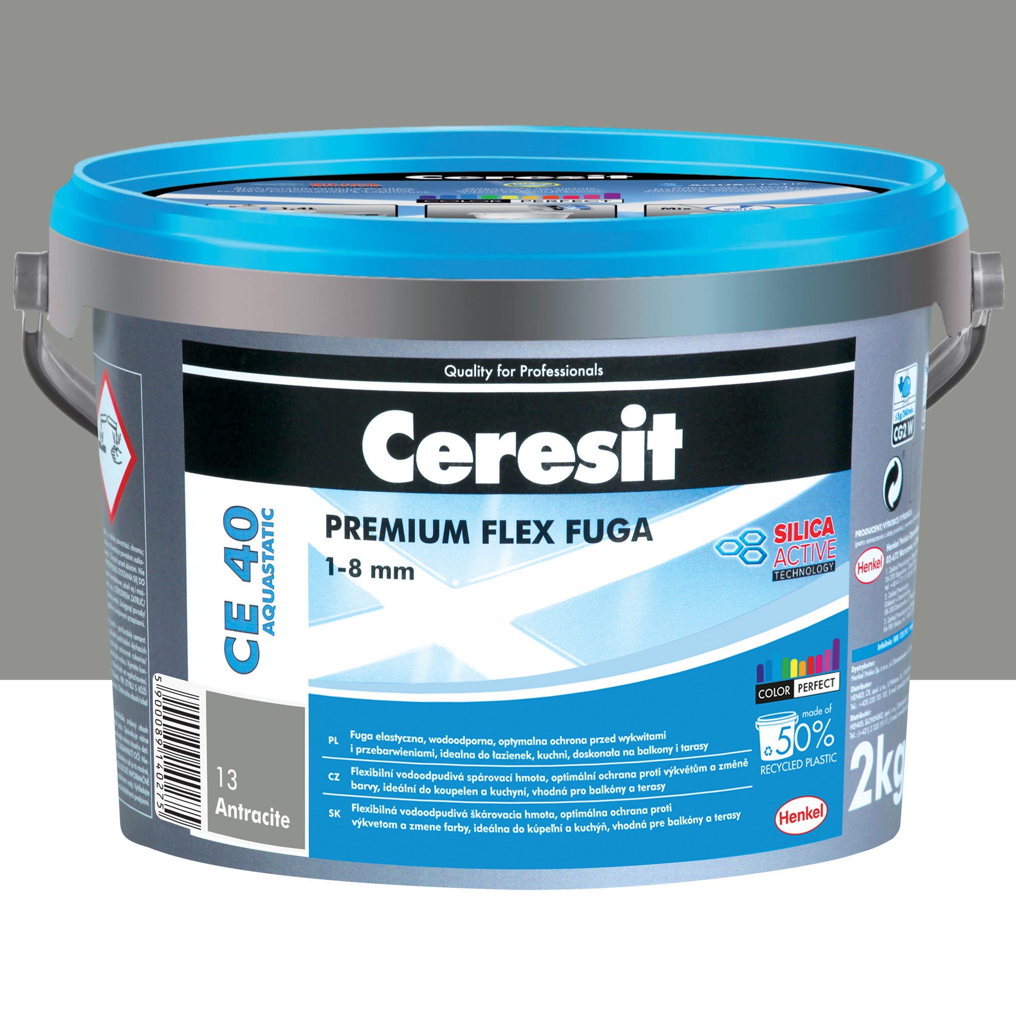 Fuga CE40 Aquastatic 13 antracite 2 kg - Bricoman.pl