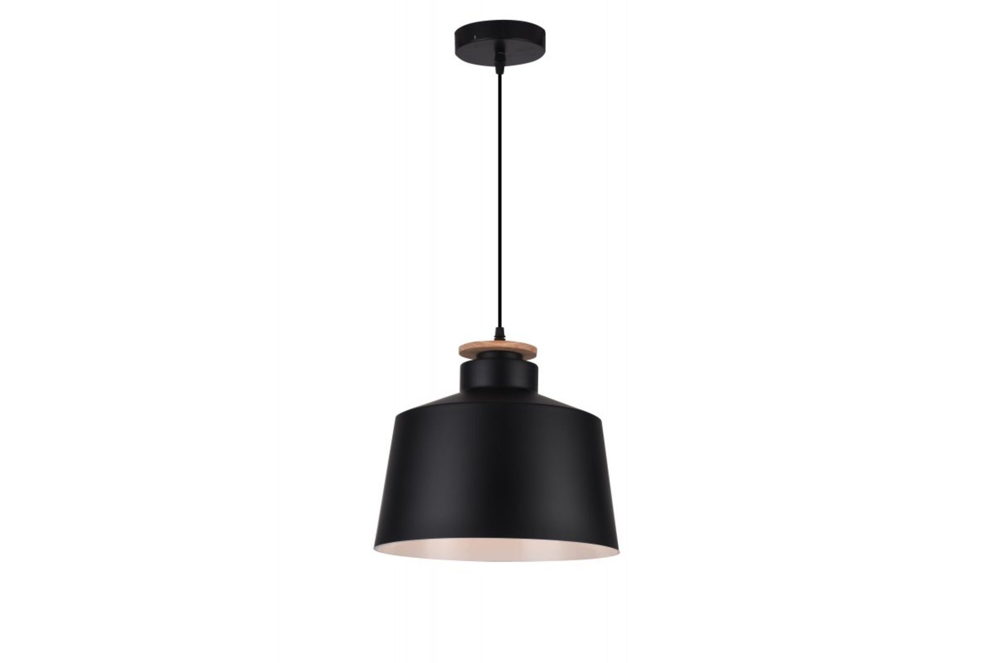 Oprawa loftowa Margus 1x E27 średnica 30cm czarna
