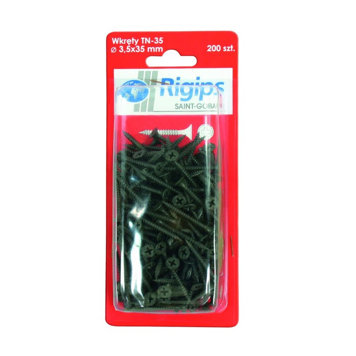 Wkręty do profili metalowych TN 3.5x35 mm 200 szt Rigips