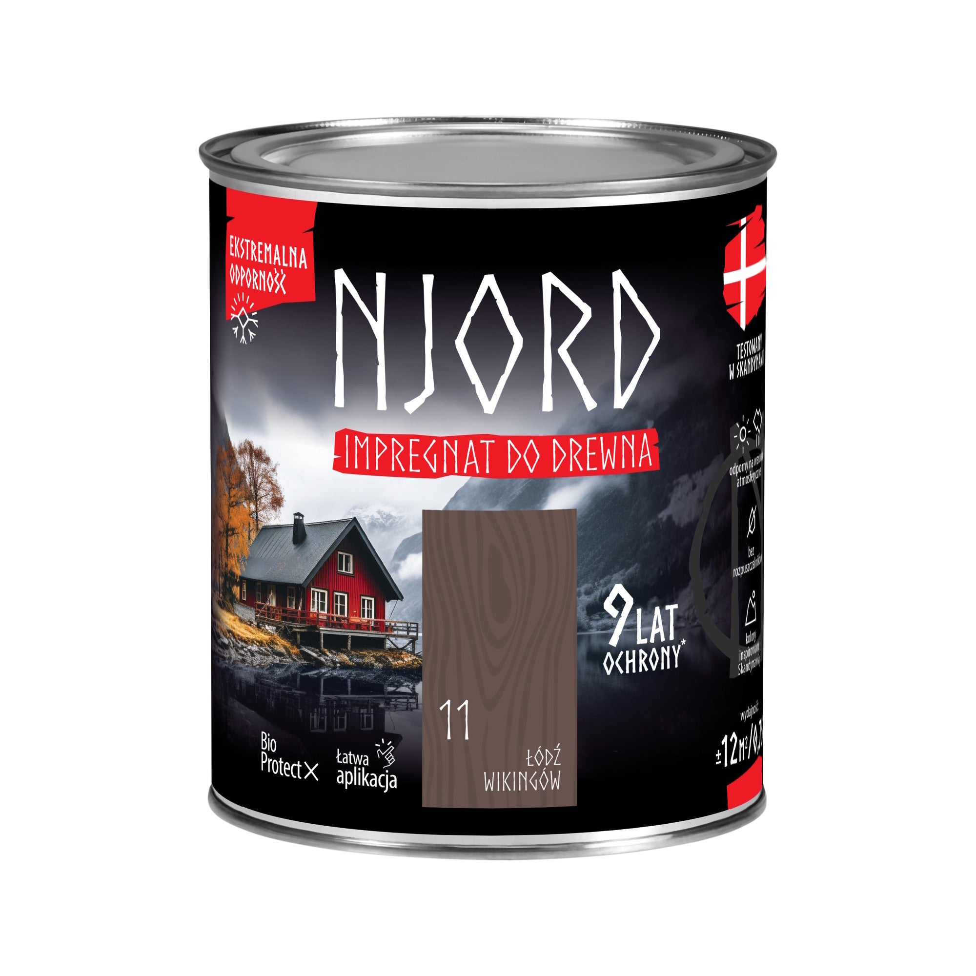 Njord impregnat do drewna łódź wikingów 0,75L 0