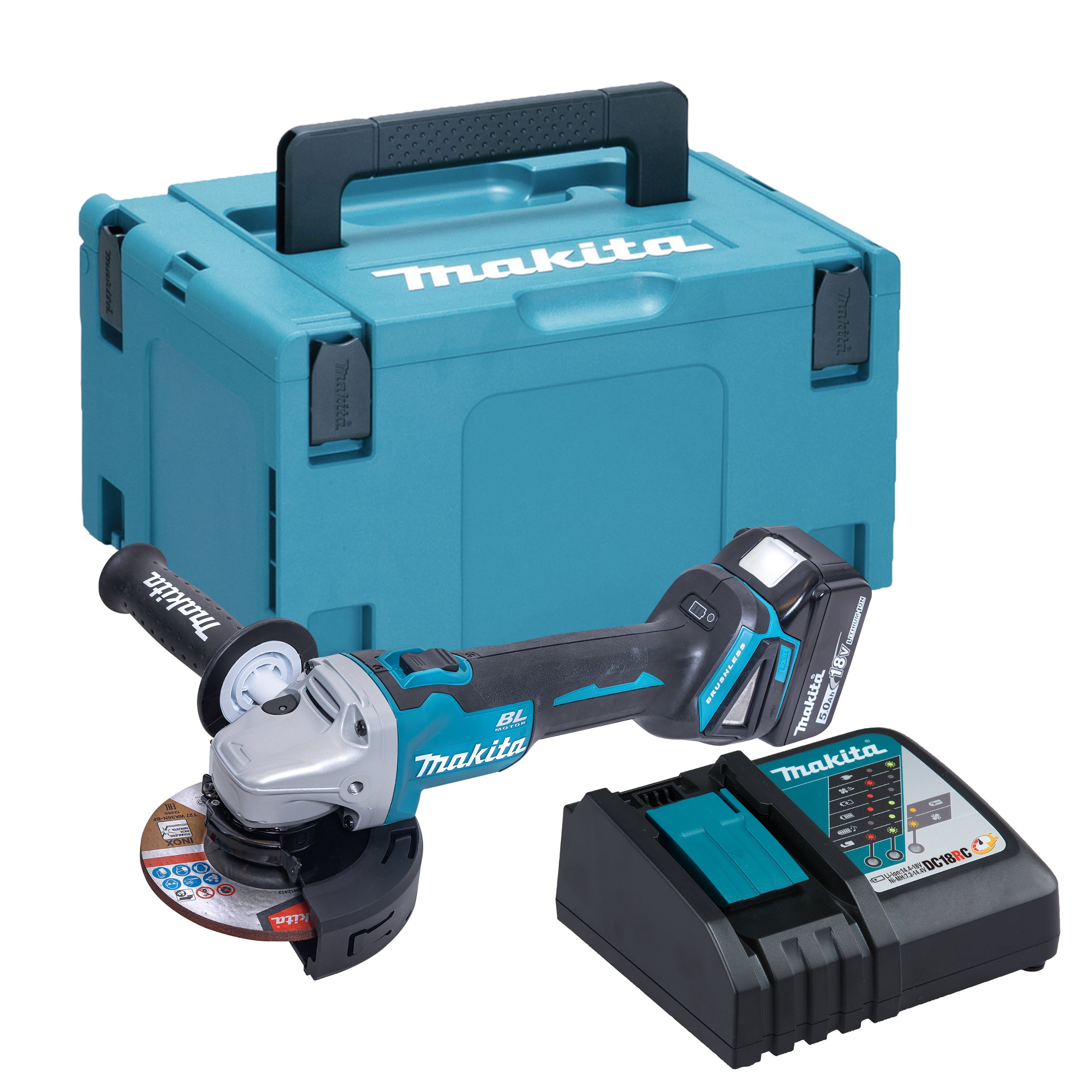 Szlifierka kątowa 125 mm 18V DGA504RT1J / 1 x 5,0Ah 3