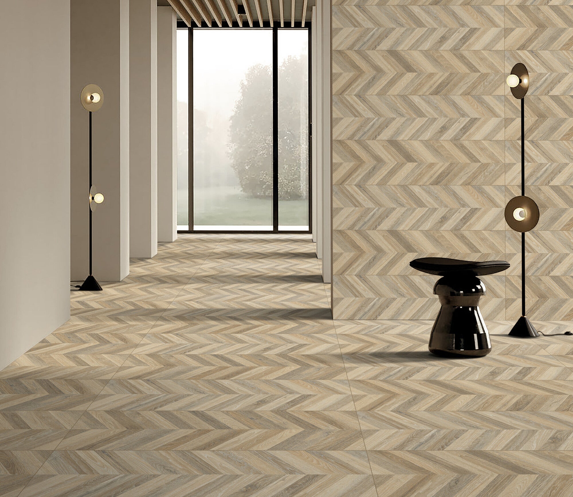 Gres szkliwiony Native Miele Carving 30x120 cm 1.44m2 2