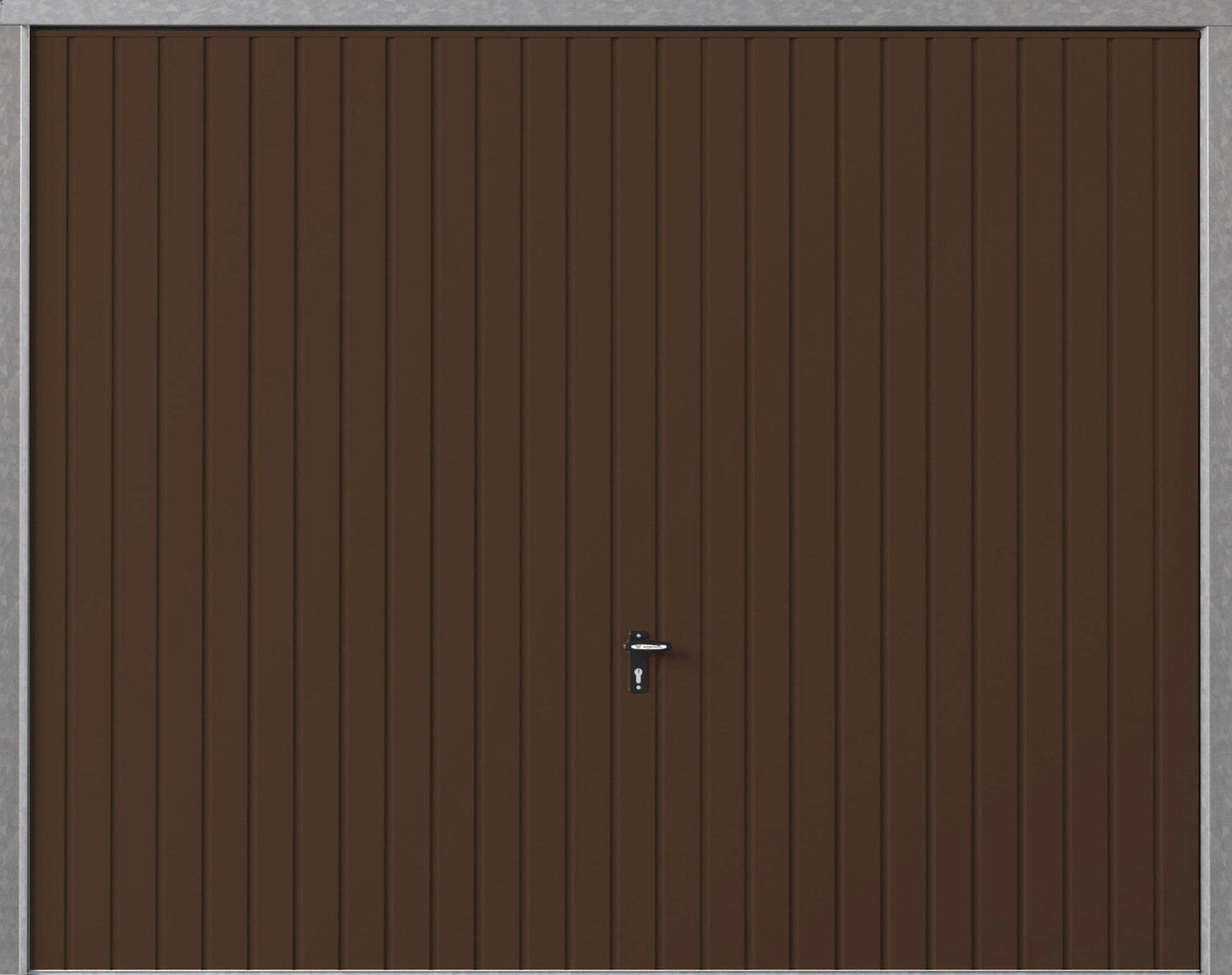 Brama uchylna ręczna RAL 8014 2600X2050 cm