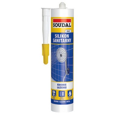 Silikon sanitarny Soudal biały 280ml