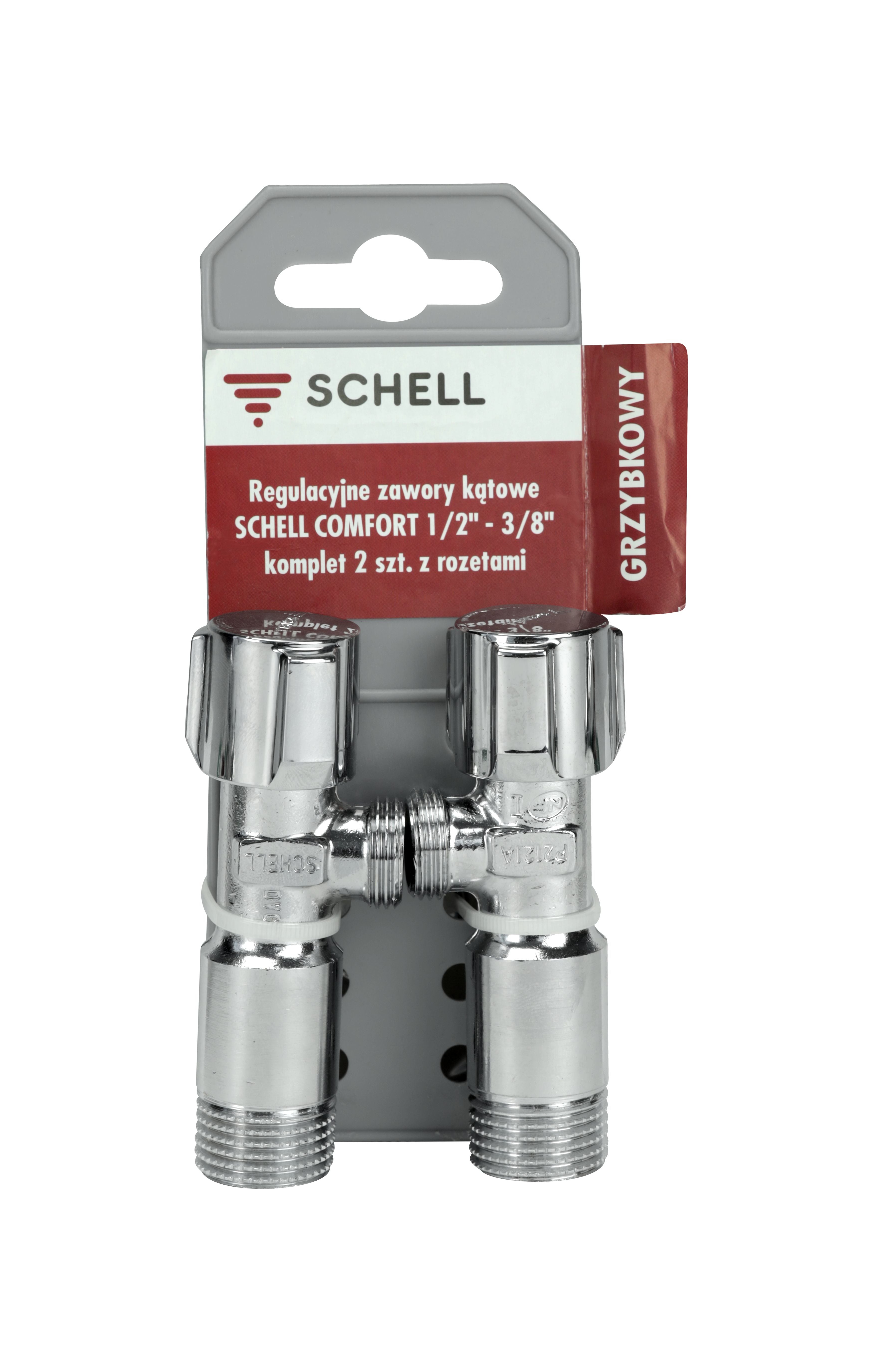 Zawór kątowy Schell Comfort 1/2x3/8", 2 szt 3