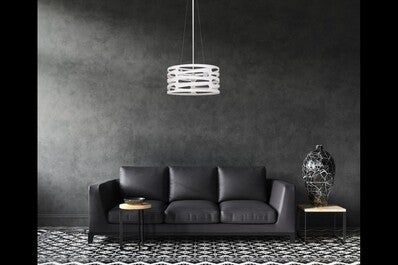 Oprawa sufitowa MARISA 3x E27, biały, średnica 40cm, materiał metal 1