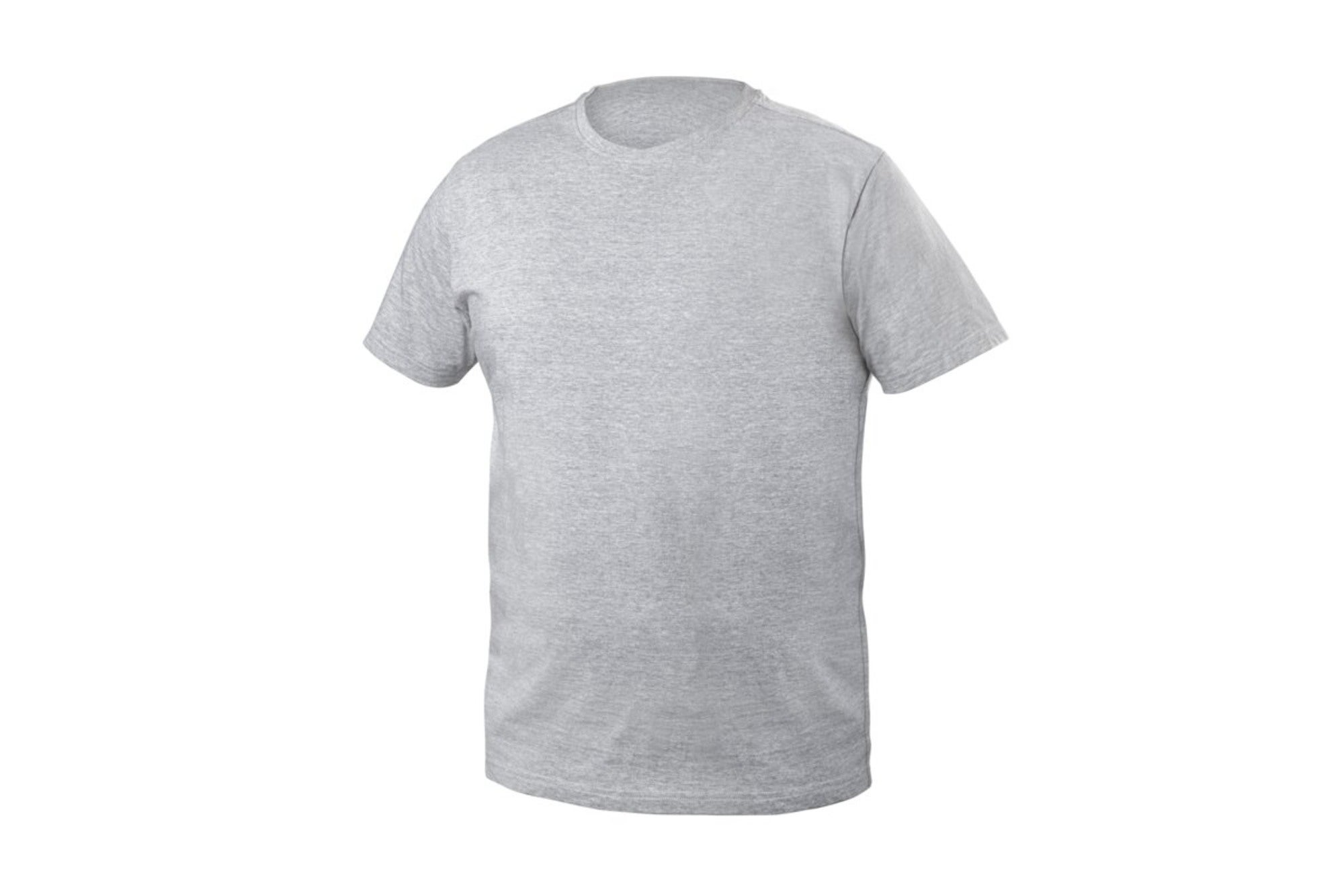 T-shirt bawełniany HOGERT, szary melanż, rozmiar: 2XL/56