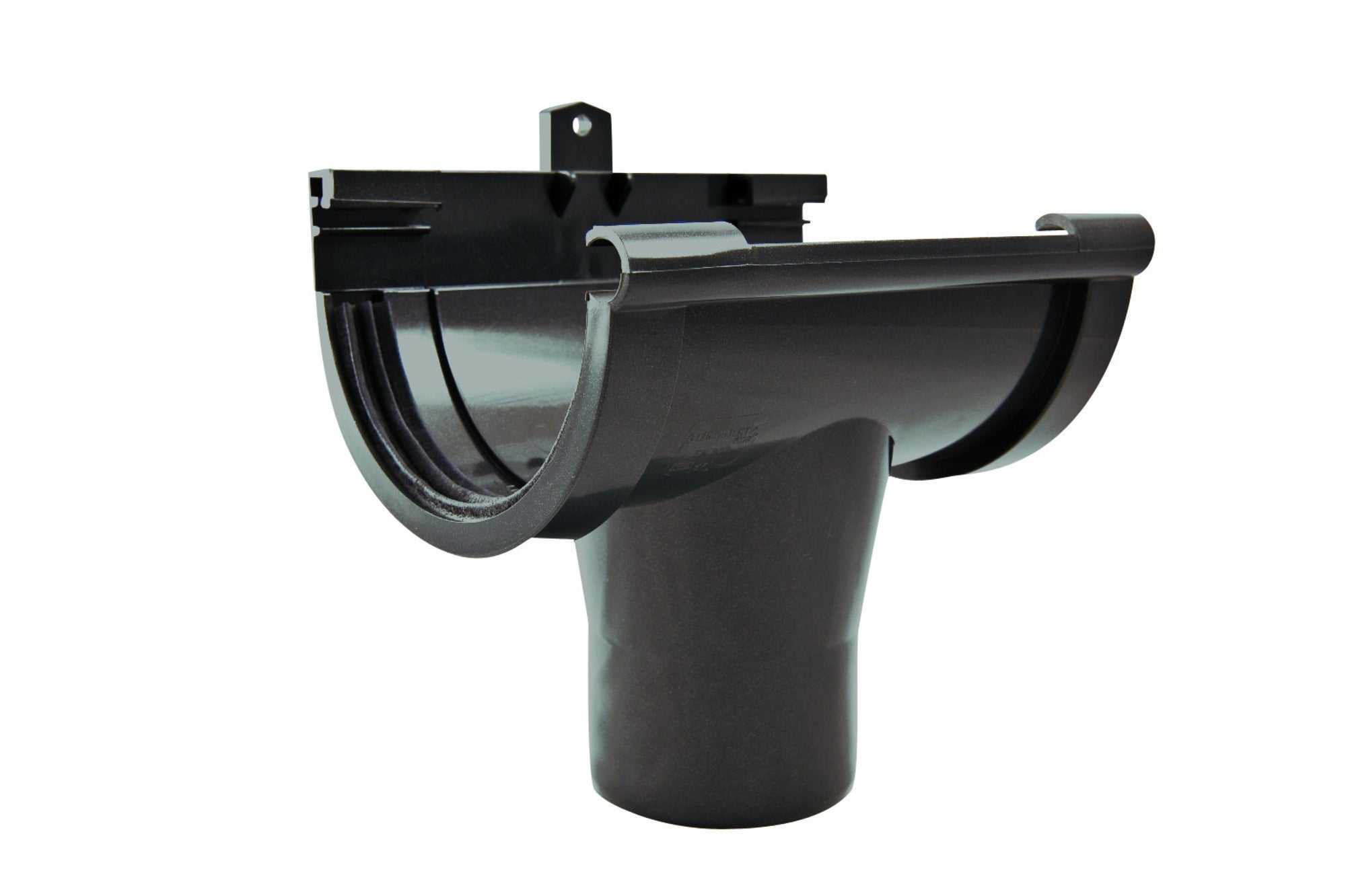 Lej spustowy centralny G80, brązowy PVC Scala Plastics 1