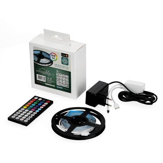 Zestaw taśma RGB Music Play WIFI 12,5W 5m IP20 zasiacz+pilot 3