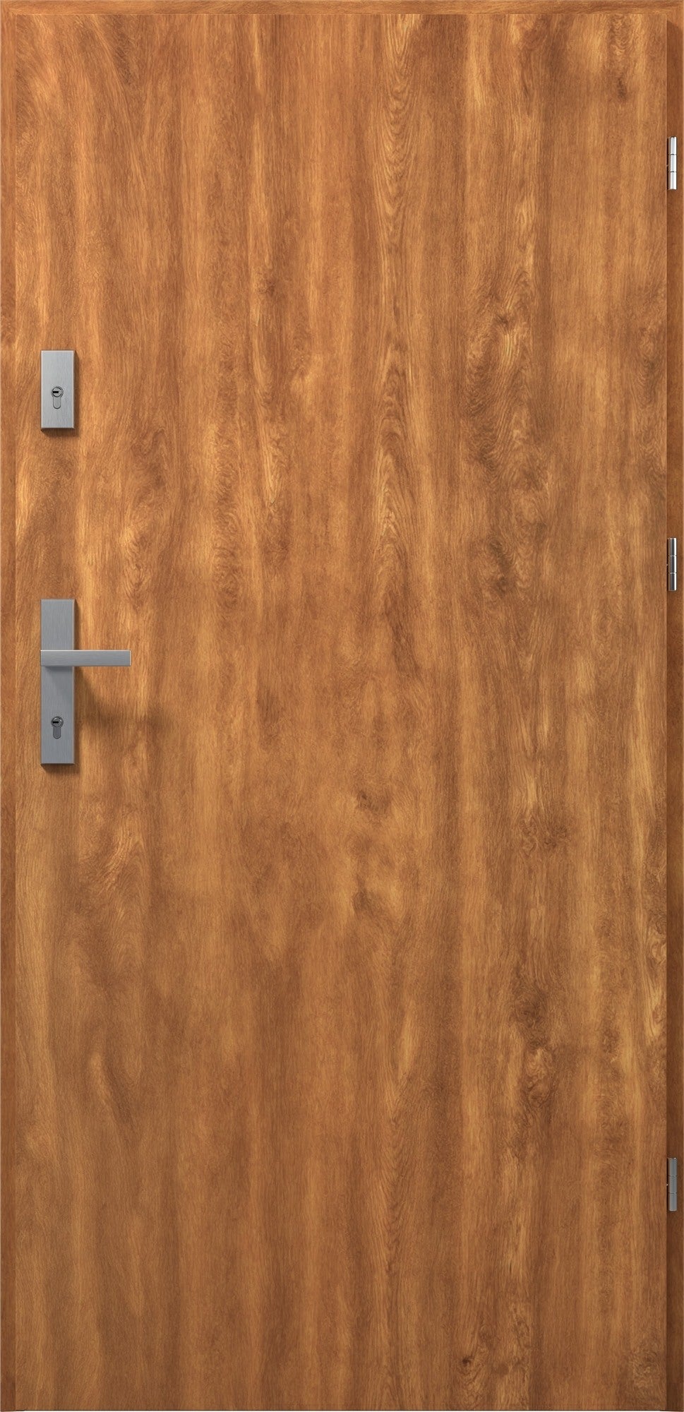Drzwi zewnętrzne akustyczne 70 VIVALDI RC3/ 44dB złoty dąb 90 prawe + zestaw okuć KL 3 1