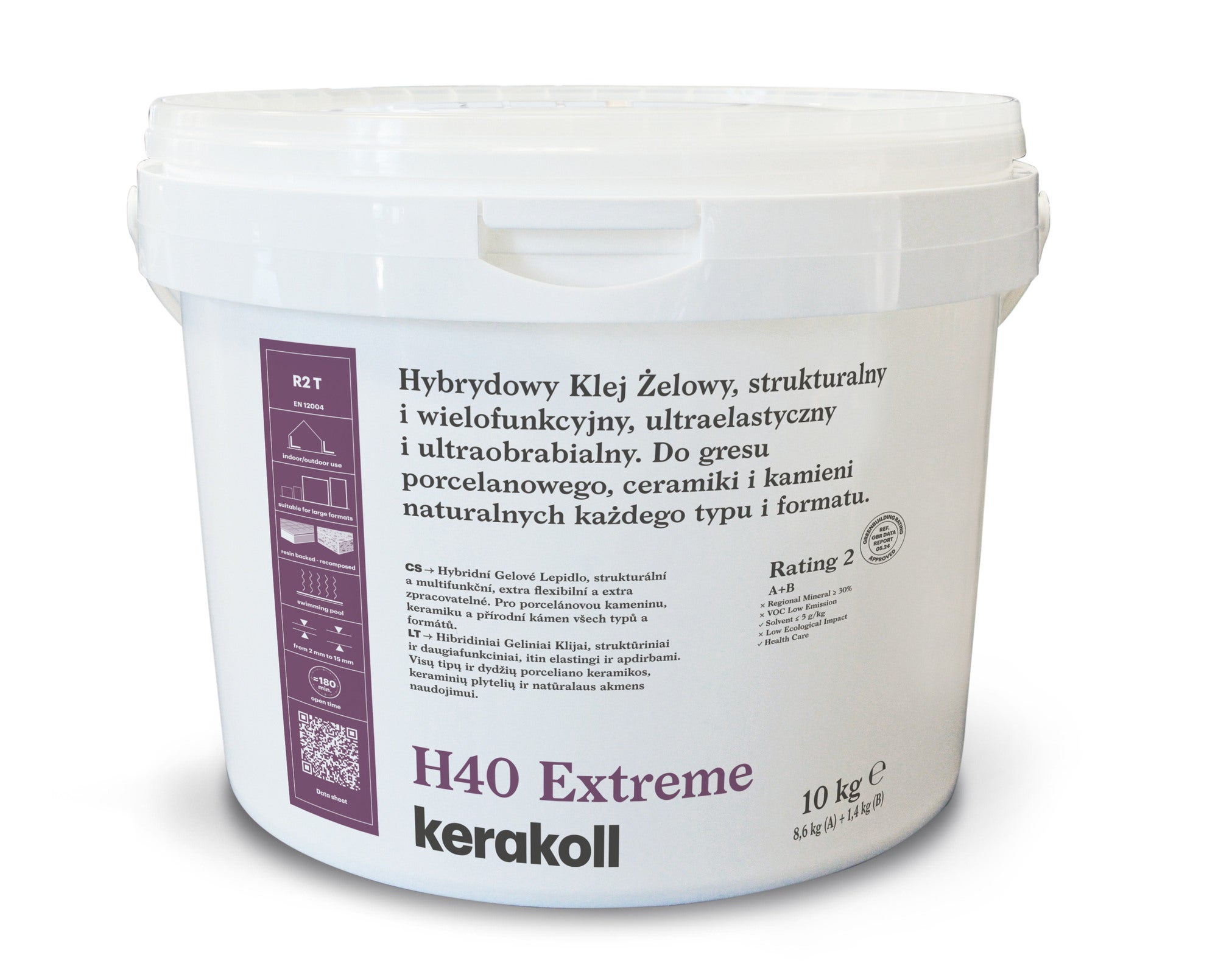 Hybrydowy klej żelowy Kerakoll H40 Extreme A+B 10 kg
