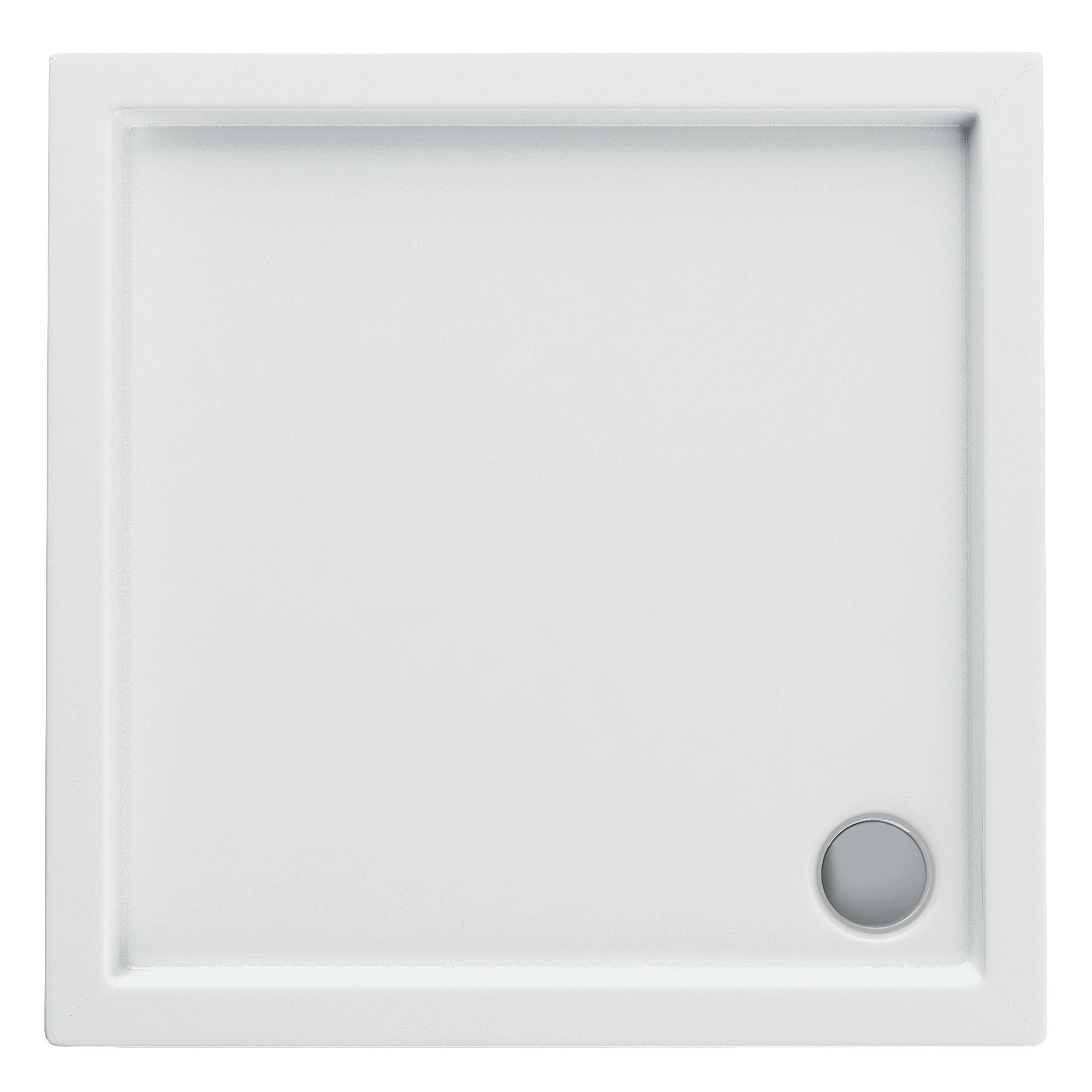 Brodzik do kabiny prysznicowej Schedpol Fresh 80 x 80 x 5 cm biały