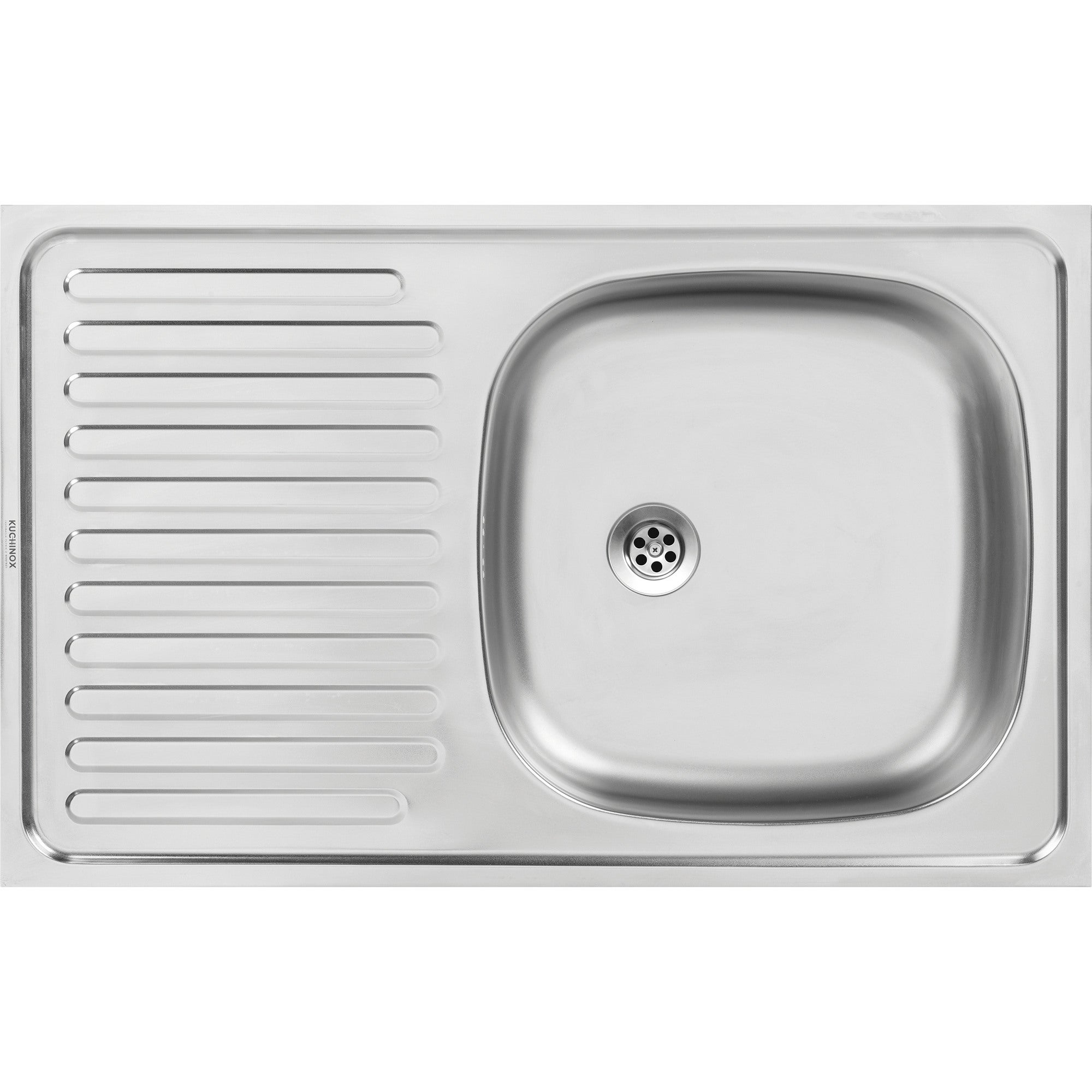 Zlewozmywak stalowy Kuchinox  50 x 80 cm 