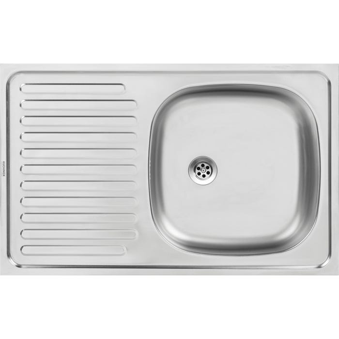 Zlewozmywak stalowy Kuchinox  50 x 80 cm