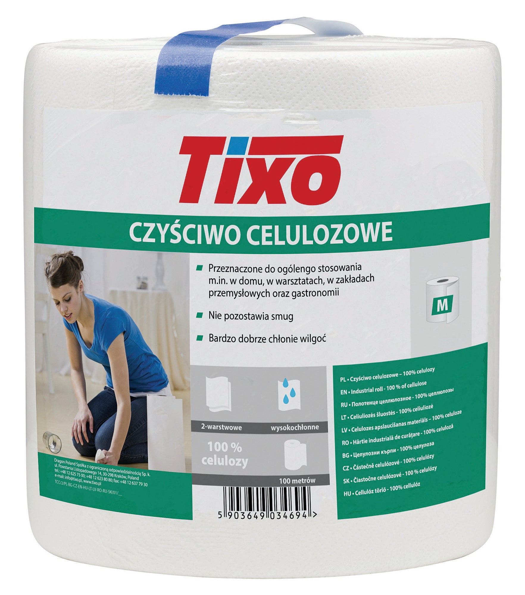 Czyściwo celulozowe Tixo M 0