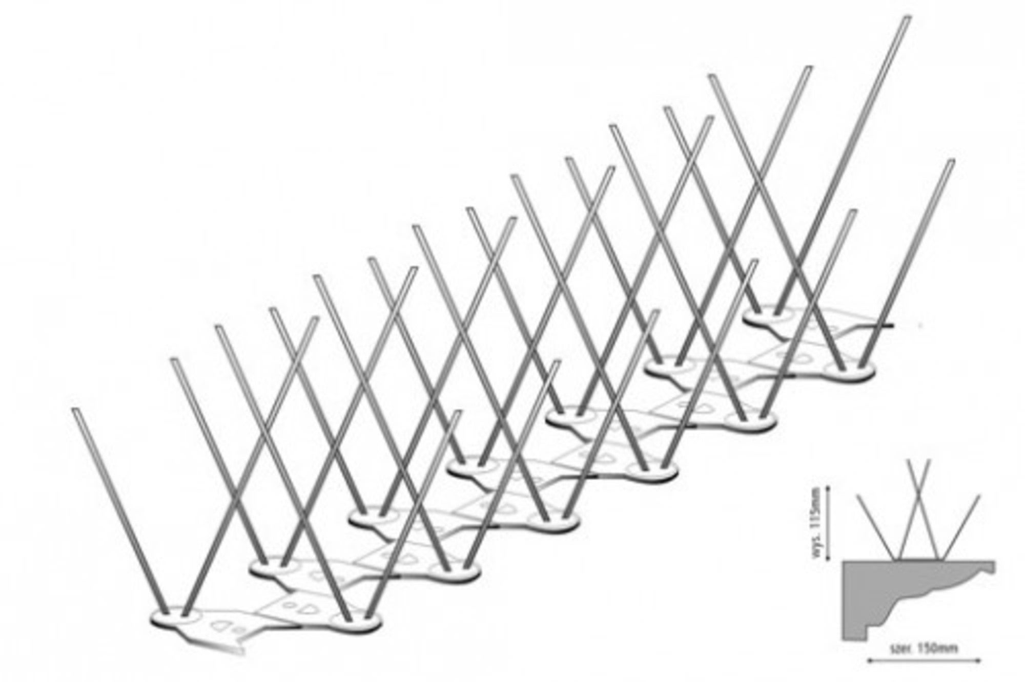 Kolce ochronne na ptaki E4 0