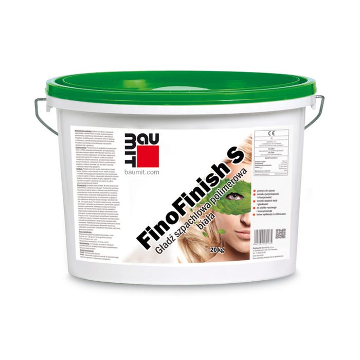 Gładź szpachlowa polimerowa Baumit FinishSuperior 20 kg, biała