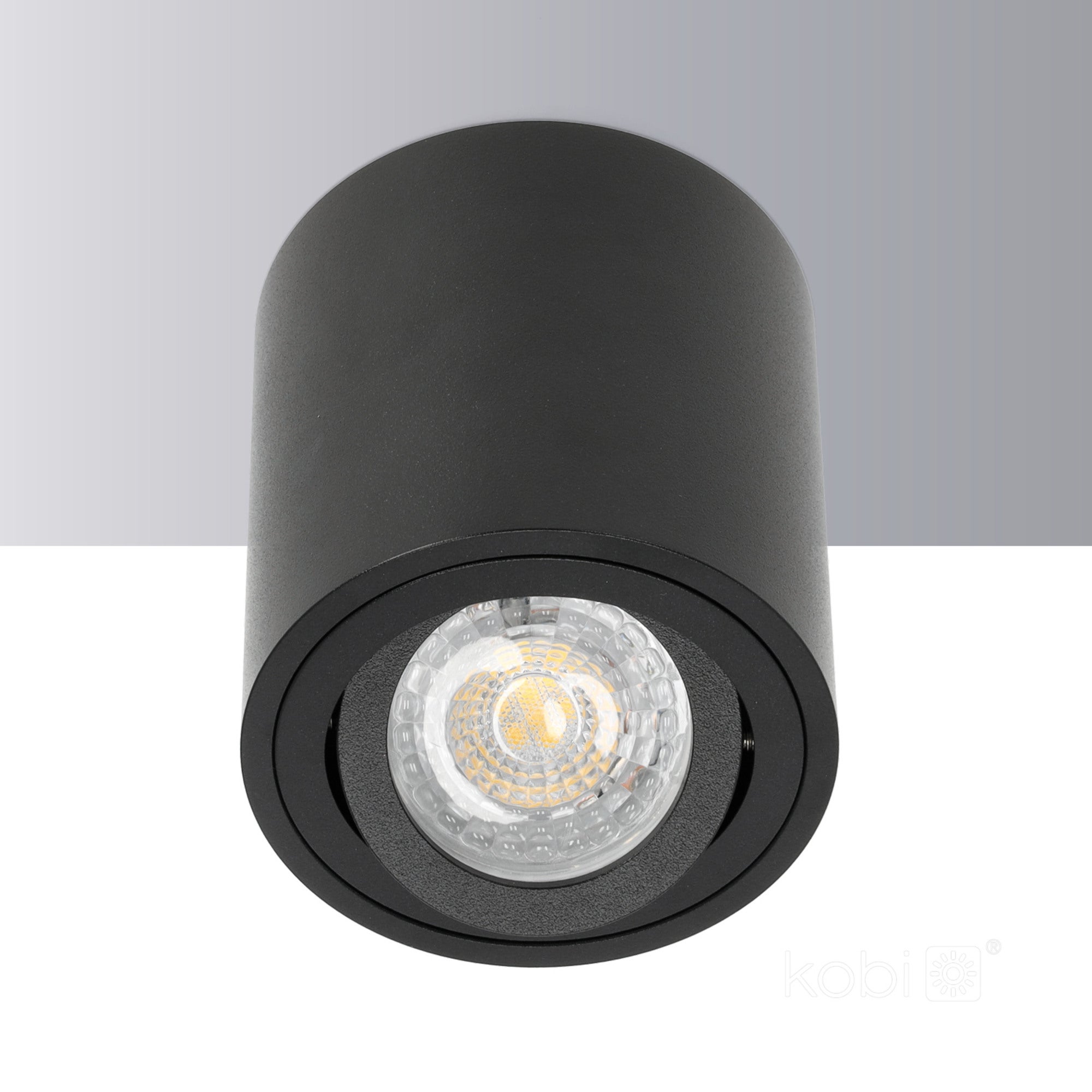 Oprawa natynkowa OH36 okrągła ruchoma czarna 4